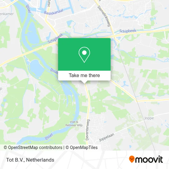 Tot B.V. map