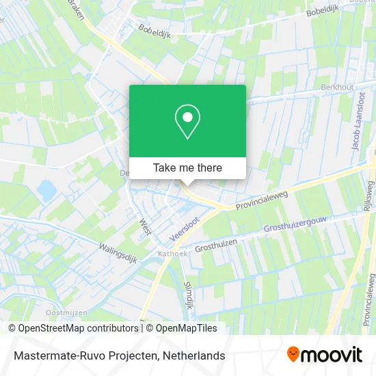 Mastermate-Ruvo Projecten map