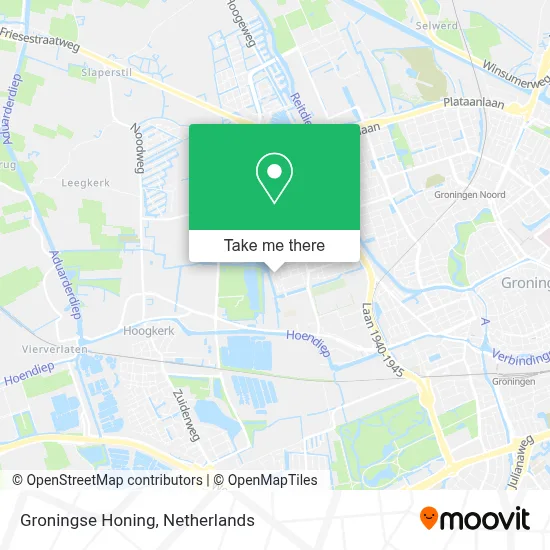 Groningse Honing map
