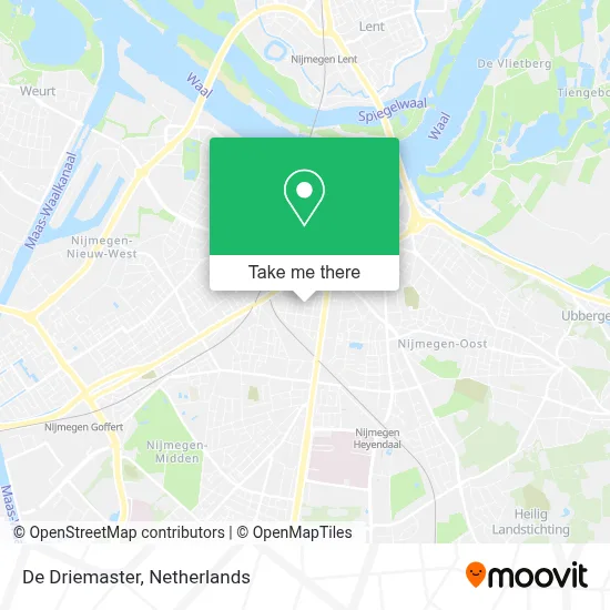 De Driemaster map