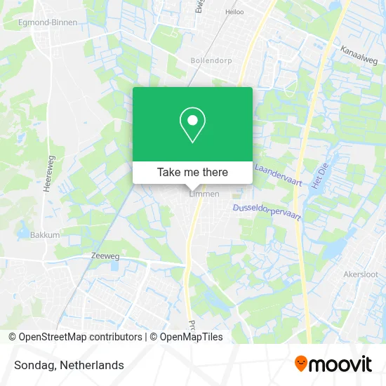Sondag map