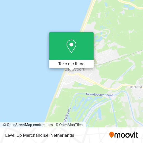 Level Up Merchandise map