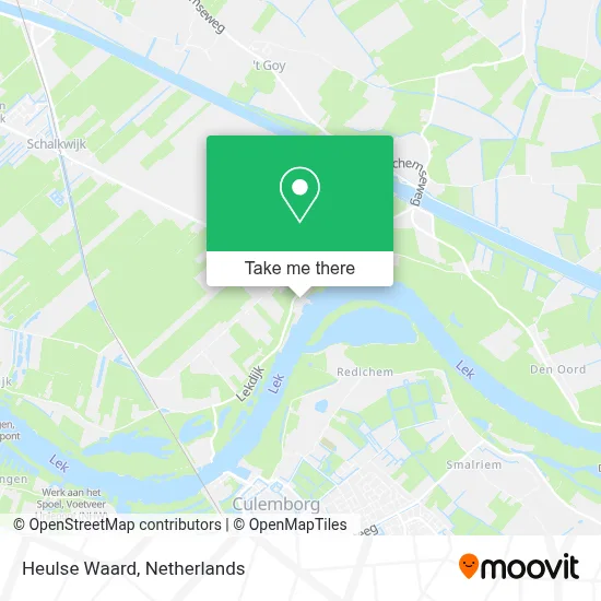 Heulse Waard map