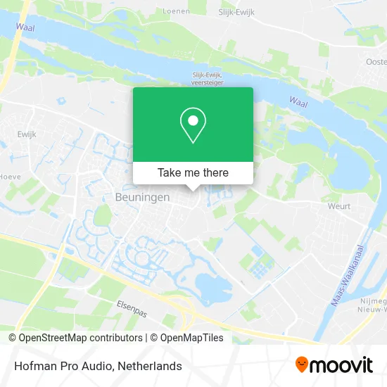 Hofman Pro Audio map