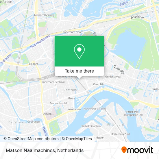 Matson Naaimachines map