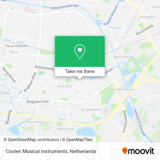 Coolen Musical Instruments Karte