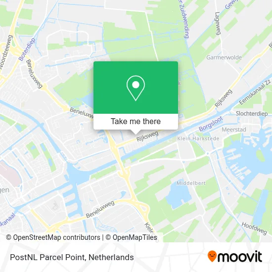 Postnl Pakketpunt map