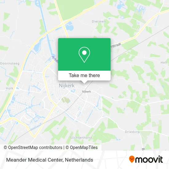 Meander Medical Center map