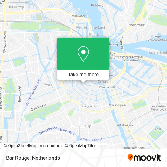 Bar Rouge map