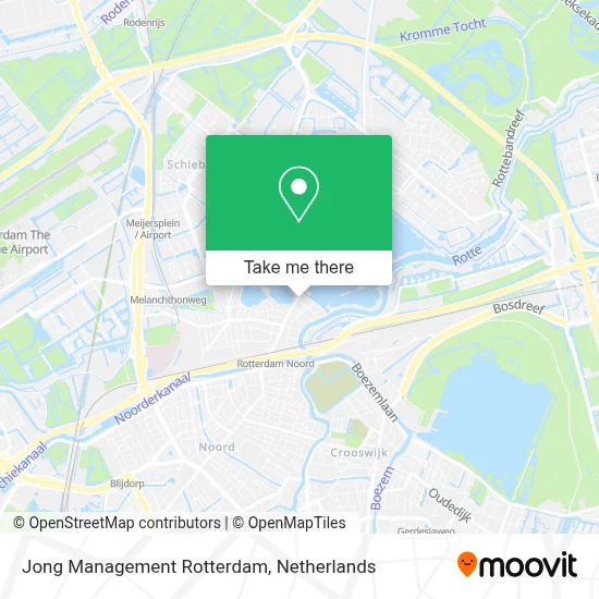 Jong Management Rotterdam map