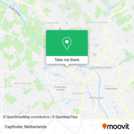 Capfinder map
