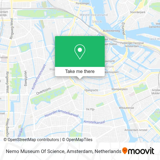 Nemo Museum Of Science, Amsterdam map