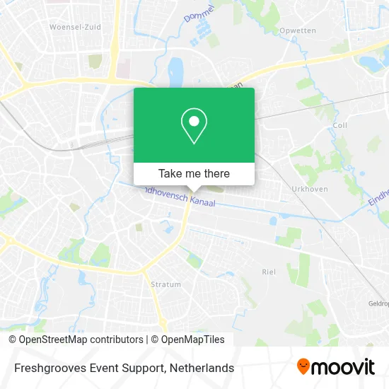 Freshgrooves Event Support map