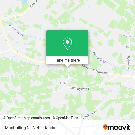 Mantrailing Nl map