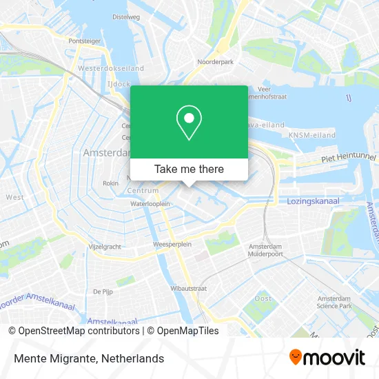 Mente Migrante map