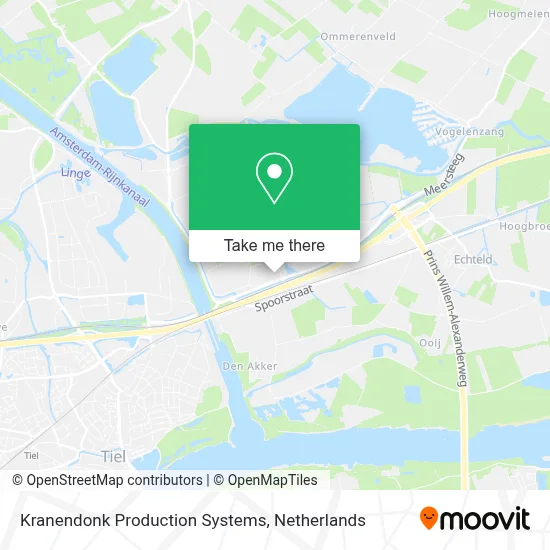 Kranendonk Production Systems map