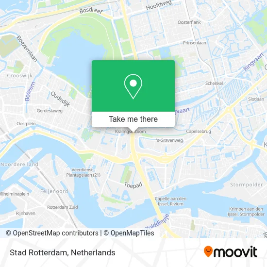 Stad Rotterdam map