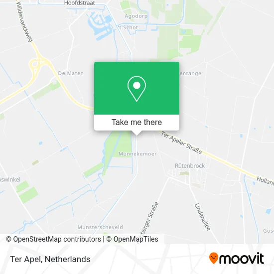 Ter Apel map