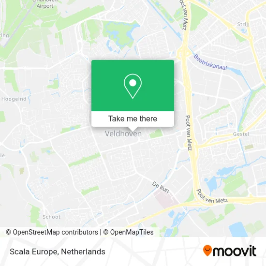 Scala Europe map