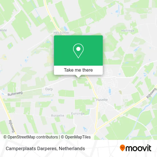 Camperplaats Darperes map