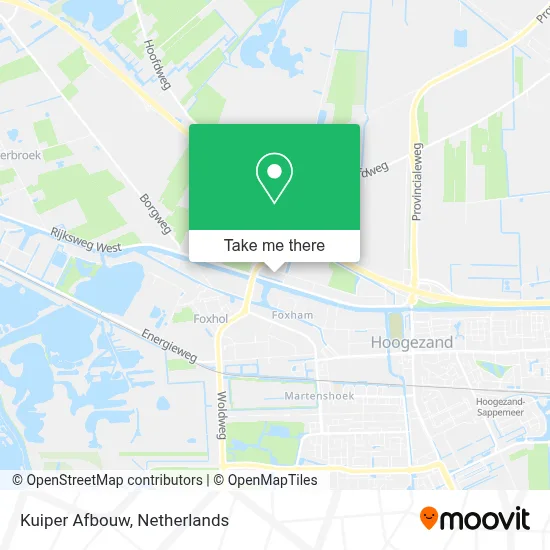 Kuiper Afbouw map