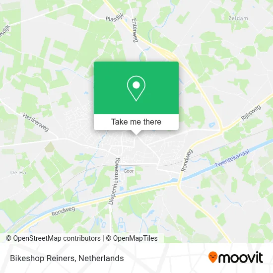 Bikeshop Reiners map