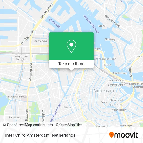 Inter Chiro Amsterdam map