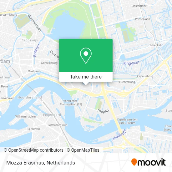 Mozza Erasmus map