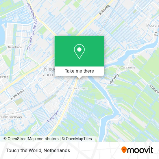Touch the World map