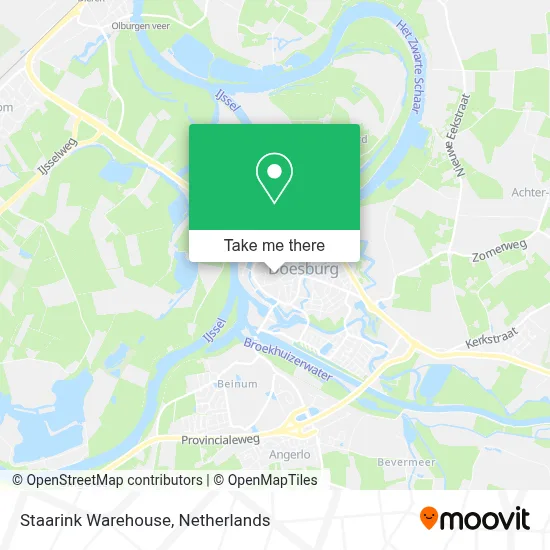 Staarink Warehouse map