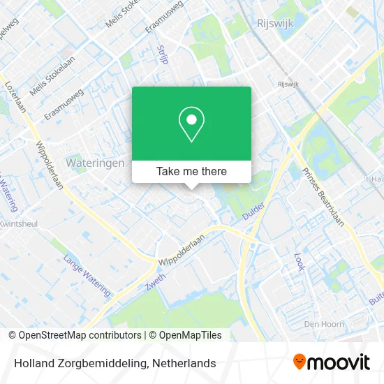 Holland Zorgbemiddeling map
