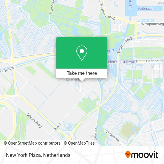 New York Pizza map
