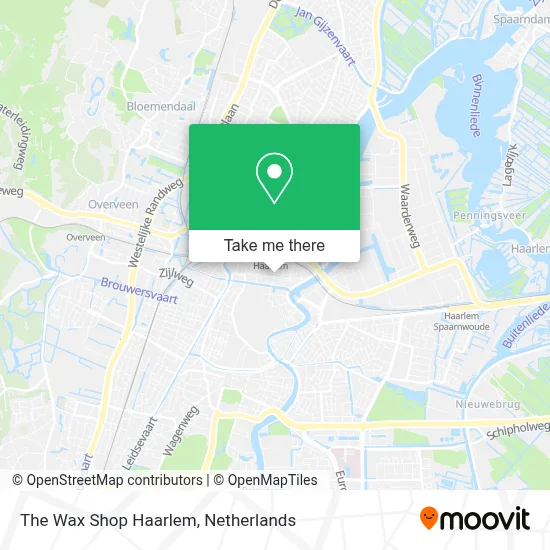 The Wax Shop Haarlem map