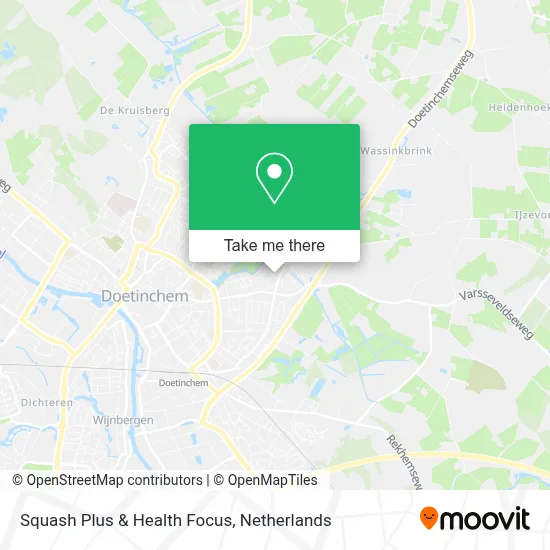 Squash Plus & Health Focus map