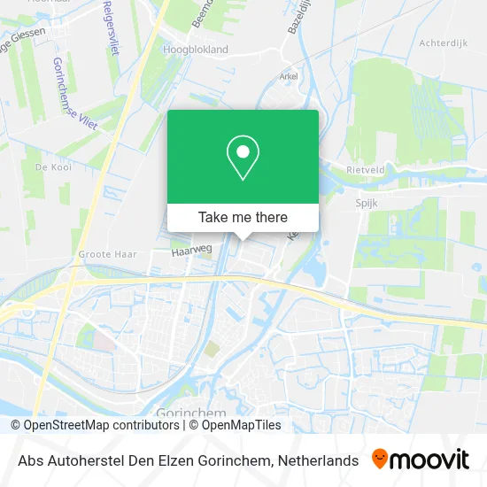 Abs Autoherstel Den Elzen Gorinchem map