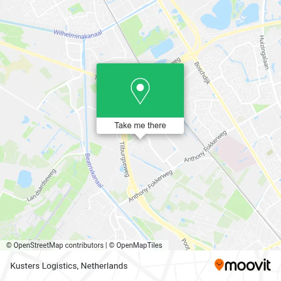 Kusters Logistics map