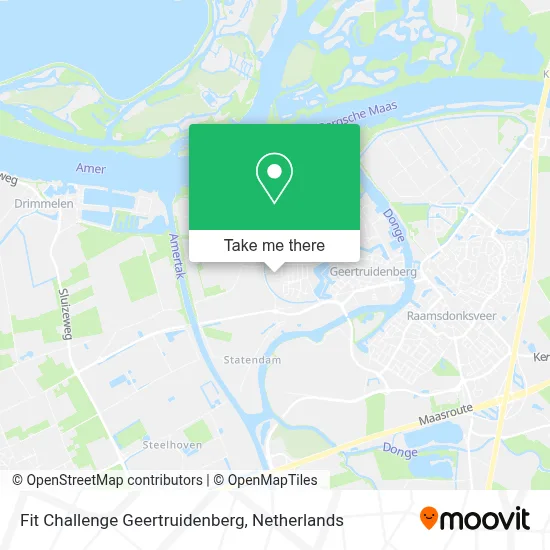 Fit Challenge Geertruidenberg map