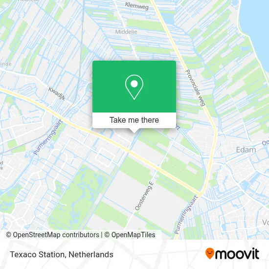 Texaco Station map