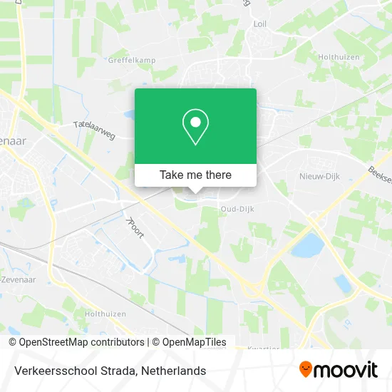 Verkeersschool Strada map