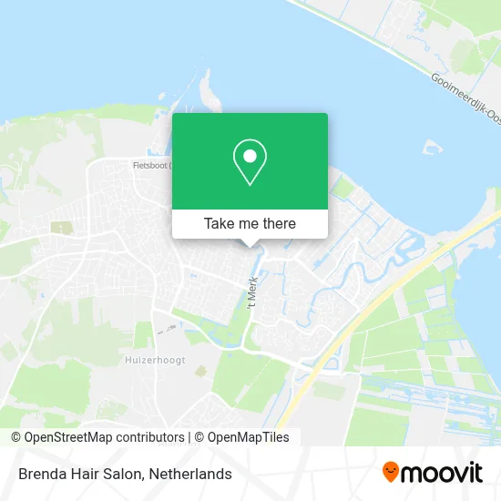 Kapsalon Brenda map