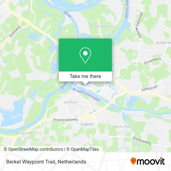 Berkel Waypoint Trail map