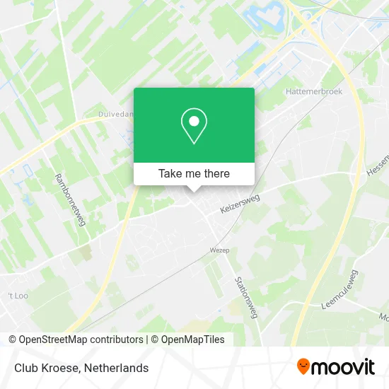 Club Kroese map
