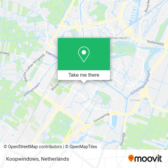 Koopwindows map