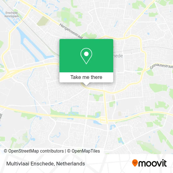 Multivlaai Enschede map