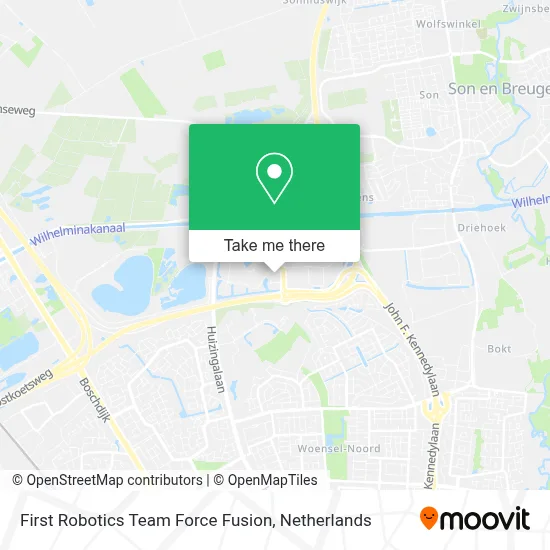 First Robotics Team Force Fusion map