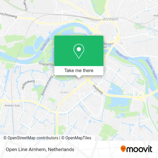 Open Line Arnhem map