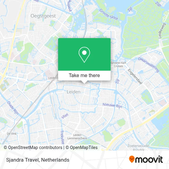 Sjandra Travel map