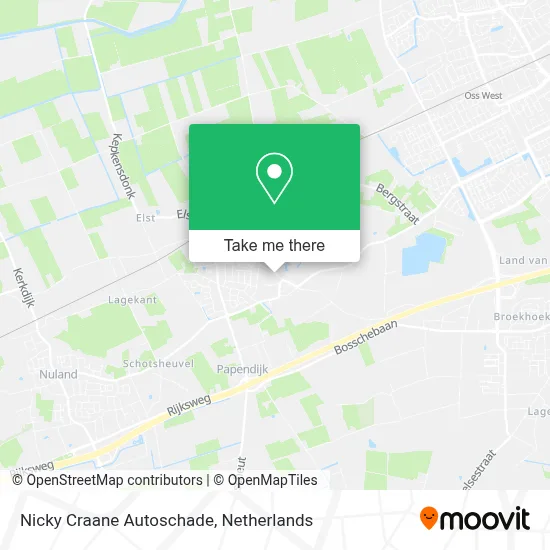 Nicky Craane Autoschade map