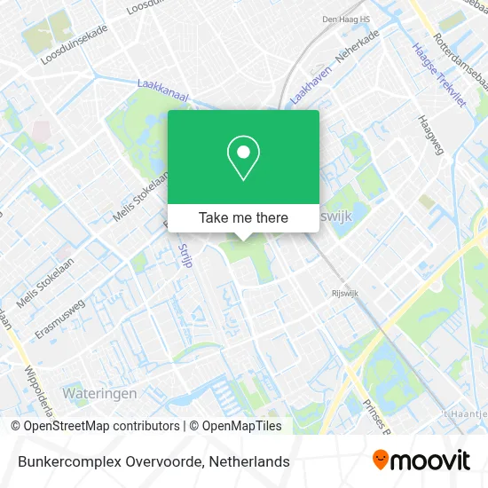 Bunkercomplex Overvoorde Karte