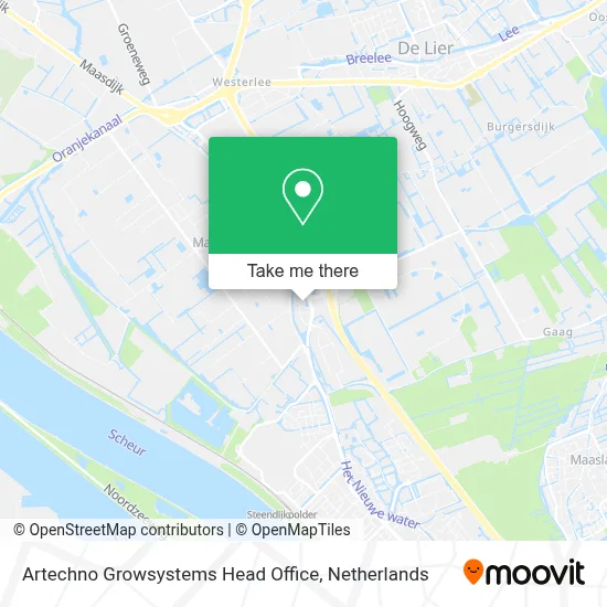 Artechno Growsystems Head Office map